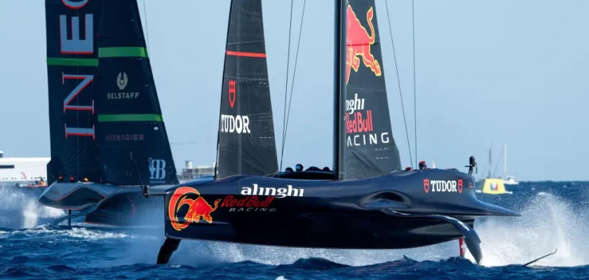 La emocionante batalla de los veleros en la Louis Vuitton Cup: del viento en contra a la victoria