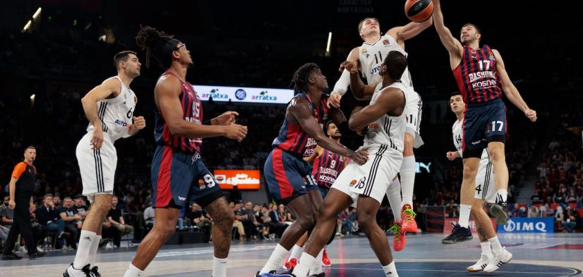 Baskonia se impone al Real Madrid en un emocionante duelo de la Euroliga