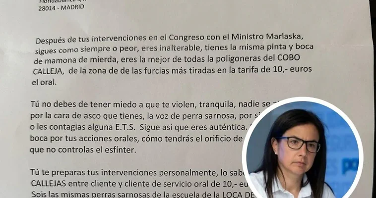 La polémica carta anónima contra la diputada: un reflejo del odio en la política actual