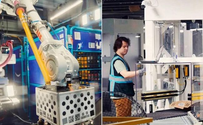 La nueva era de la logística: Cómo Amazon redefine el trabajo con robots y automatización