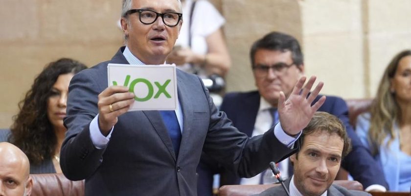 Vox se mantiene como el grupo parlamentario más rico en Andalucía a pesar de un significativo descenso