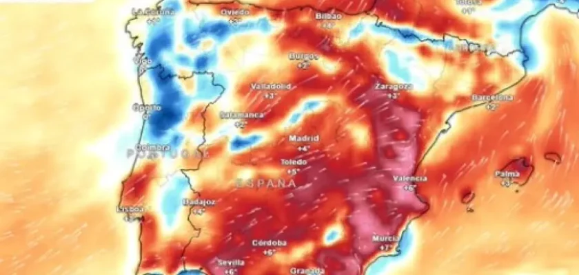 La llegada del frente atlántico: lluvias y temperaturas extremas en España