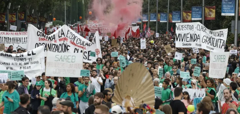 Gran movilización en Madrid: la lucha por una vivienda digna se intensifica