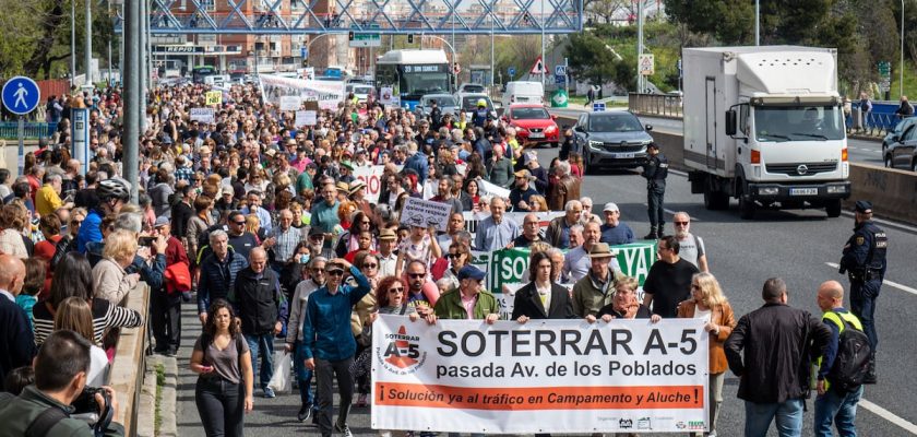 Madrid se prepara para el soterramiento de la A-5: nuevo paseo verde entre promesas y críticas