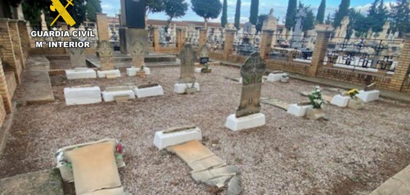 Actos vandálicos en cariñena: menores detrás de los disturbios en el cementerio y un instituto