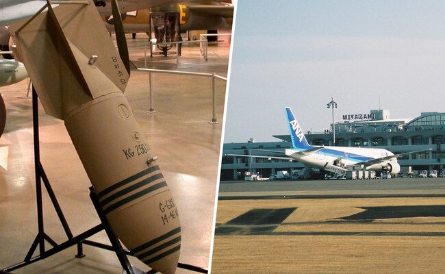 El legado explosivo de la Segunda Guerra Mundial: el sorprendente incidente en el aeropuerto de Miyazaki