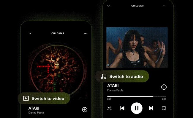 Spotify se une a la era del vídeo musical: la batalla con YouTube y TikTok