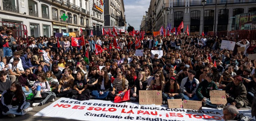 Protestas estudiantiles en España: incertidumbre ante la nueva selectividad que genera ansiedad