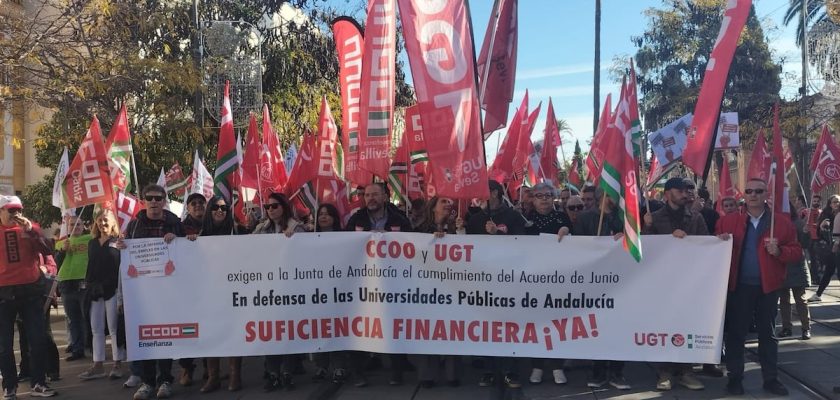 Las universidades andaluzas en pie de guerra: rectores exigen cumplimiento de acuerdos y financiación