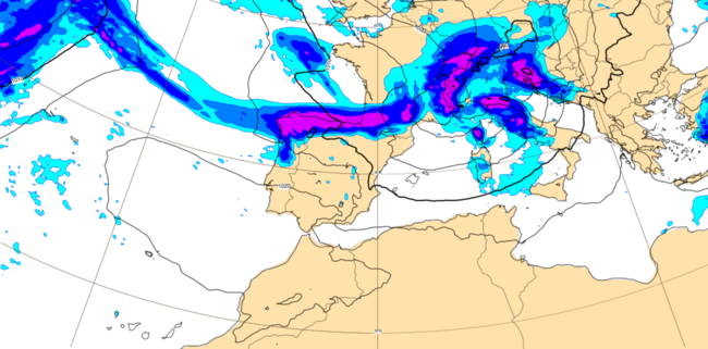 La península ibérica se prepara para una semana de tormentas: todo lo que debes saber sobre la ciclogénesis