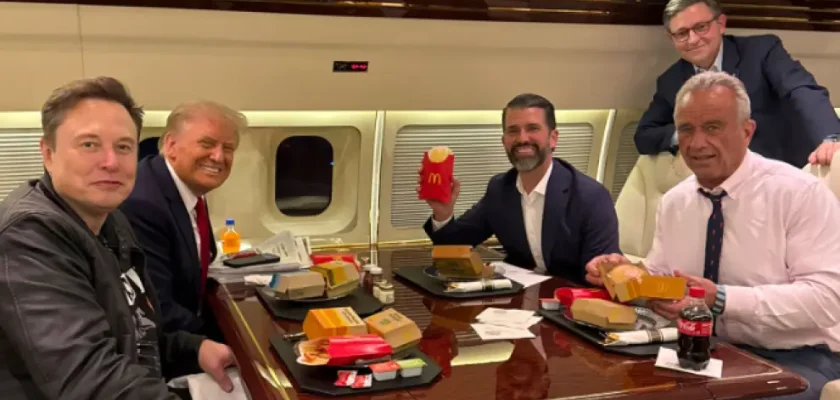 La curiosa relación entre comida rápida y política: McDonald's, Trump y Kennedy en el ring de UFC