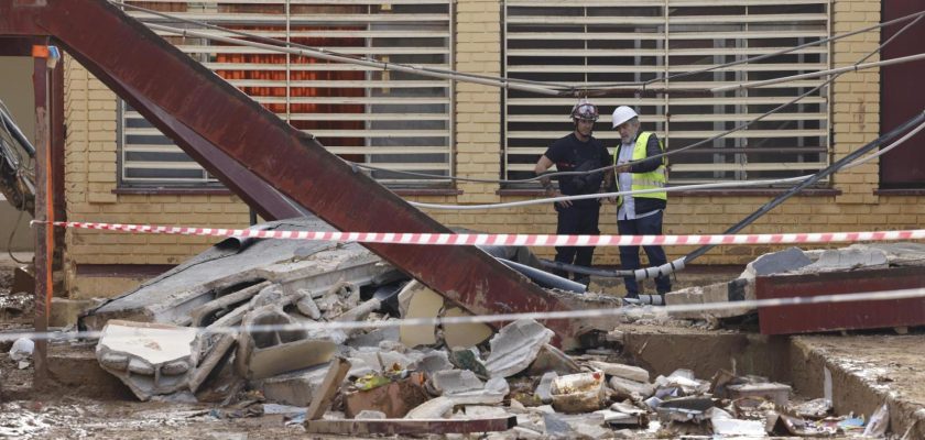 Tragedia en Massanassa: derrumbe en colegio Lluís Vives deja un fallecido y un herido