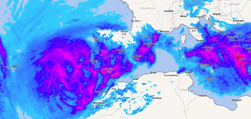 El impacto de la DANA en España: lluvias, inundaciones y su transformación en Borrasca Fría Aislada