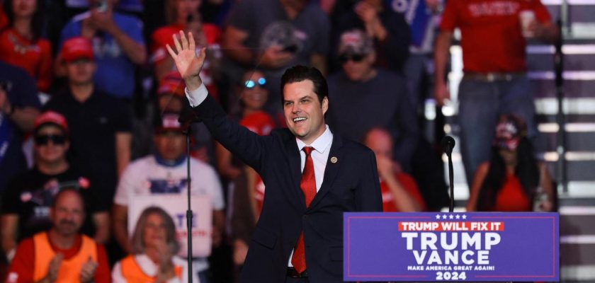 La polémica nominación de Matt Gaetz: un nuevo episodio en la era Trump que nadie se esperaba