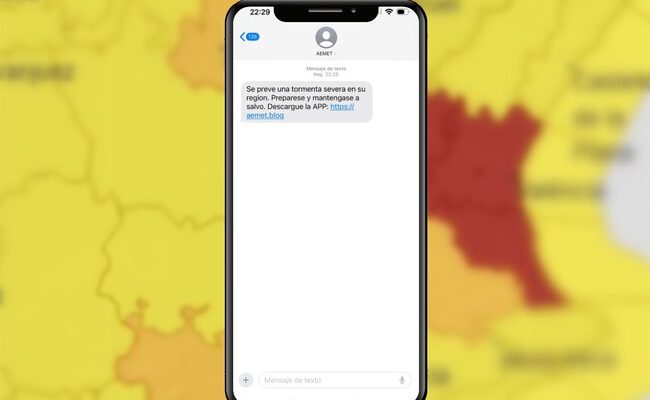Aumentan las estafas vía SMS: ¿cómo protegerte de las suplantaciones de AEMET?
