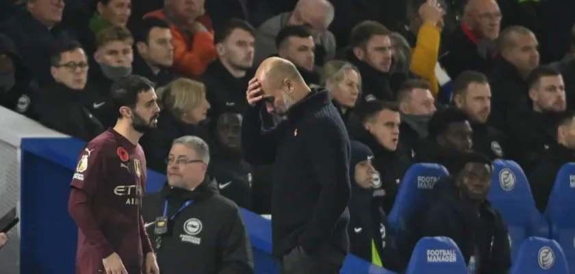 Crisis inesperada: el Manchester City de Guardiola enfrenta su cuarta derrota seguida