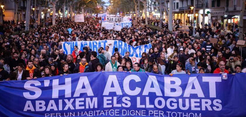 La crisis de la vivienda en Barcelona: tras la manifestación, ¿qué sigue?