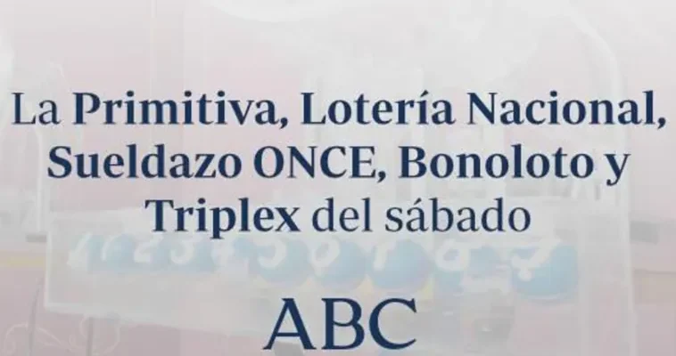 Resultados de loterías en España: sueldazo de la ONCE y Bonoloto del 16 de noviembre de 2024