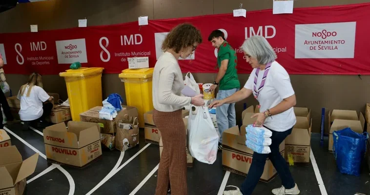 La solidaridad de Sevilla: cómo la ciudad se une para ayudar a Valencia