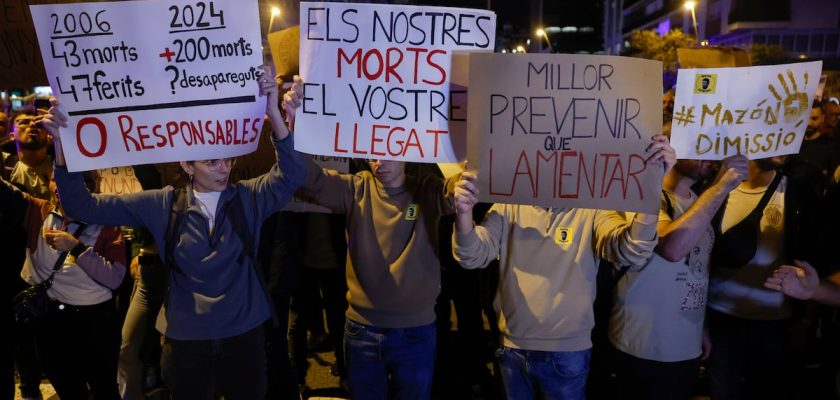 Manifestaciones y protestas en la Comunidad Valenciana: la demanda de justicia y responsabilidad tras la tragedia