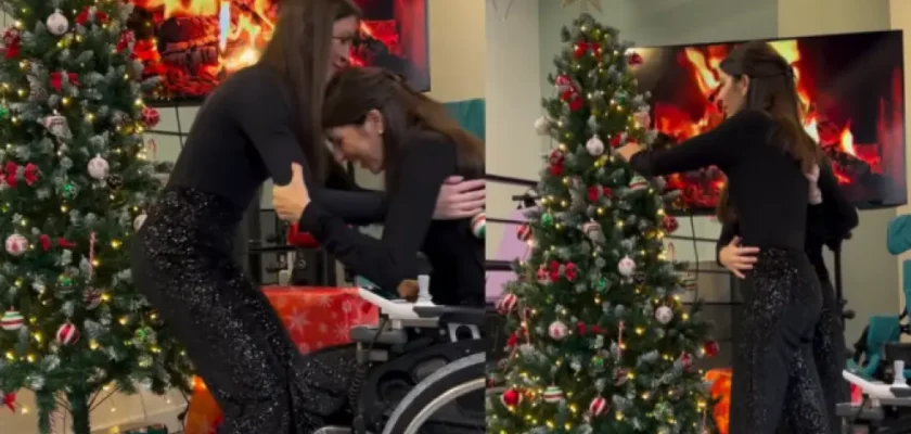 La Navidad desde la silla de ruedas: el inspirador mensaje de Virginie Dubost y la importancia de la inclusión