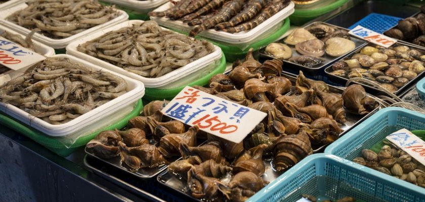 Alerta alimentaria: moluscos no declarados en cubos de rape chino de KLOSKA Seafood