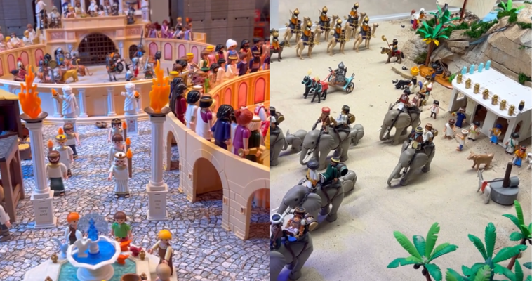 Disfruta de un recorrido histórico: El impresionante Belén de Playmobil en San Juan de Aznalfarache