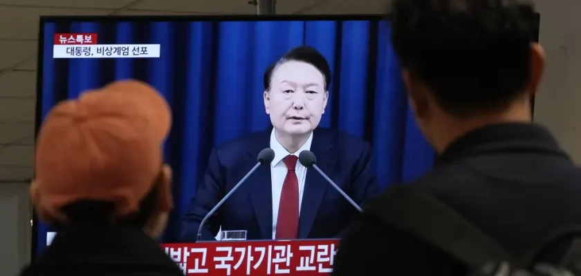 Caos político en Corea del Sur: la ley marcial de Yoon Suk-yeol y su impacto en la democracia