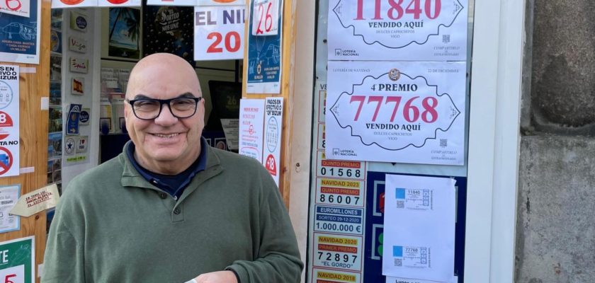 Juan Fernández y la administración que reparte suerte: Lotería de Navidad 2024 en Vigo