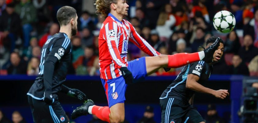 Atlético de Madrid se reafirma en Europa: la dupla Griezmann y Julián Álvarez brilla ante el Slovan de Bratislava