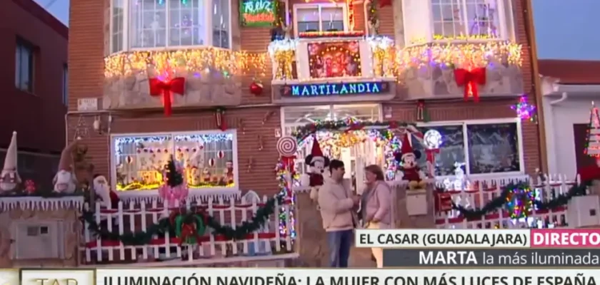 El encantador espectáculo de luces de navidad en El Casar: una historia de tradición y sostenibilidad