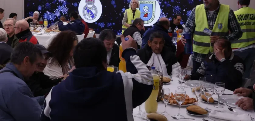 Real Madrid y Mensajeros de la Paz: una cena navideña que transforma vidas