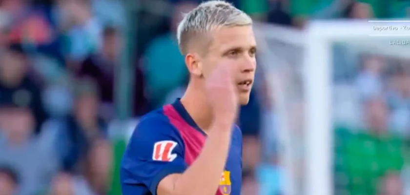 El inusual choque de Dani Olmo: un diente perdido y un emocionante empate entre el Real Betis y FC Barcelona