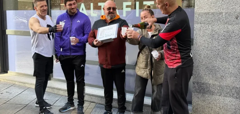 La alegría del deporte y la fortuna: un socio de AltaFit gana la lotería en Bilbao