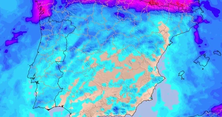 El impacto del frente atlántico en el clima de España: lluvias y un invierno anticipado