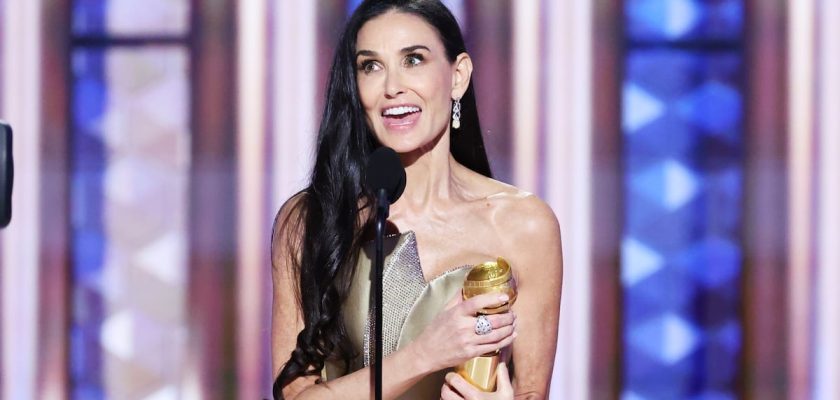 Demi Moore y su inesperado renacimiento: el Globo de Oro que redefine una carrera