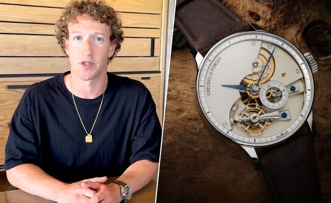 Mark Zuckerberg y su nueva pasión por los relojes de lujo: ¿un cambio de imagen o una estrategia de marca?