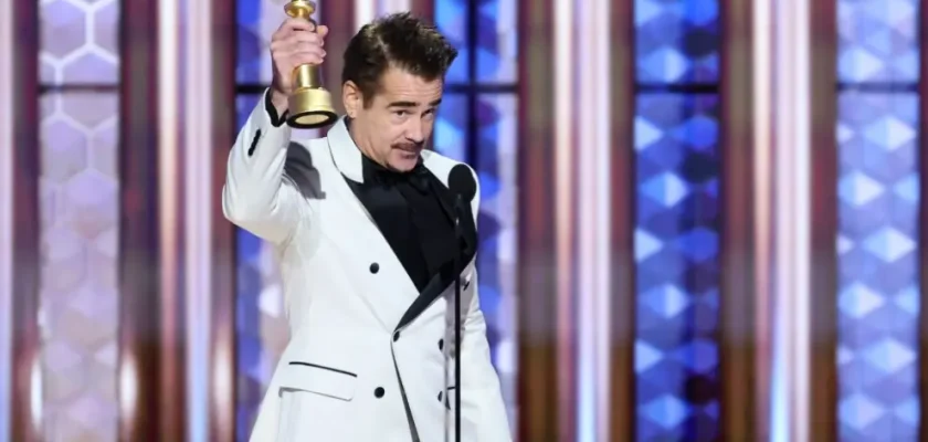 Colin Farrell brilla en los Globos de Oro 2025: un repaso a su carrera y el impacto del Pingüino