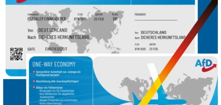 Polémica en Alemania: la campaña electoral de AfD y sus "billetes de expulsión"