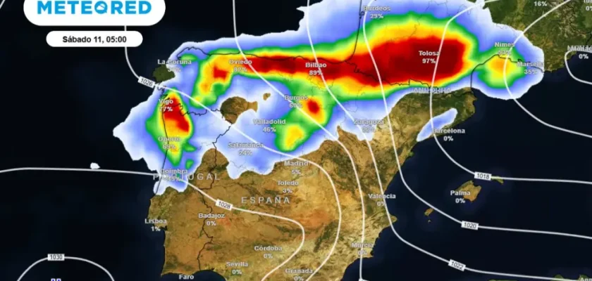 La inminente llegada de un frente frío: cómo nos afectará el clima en España este fin de semana