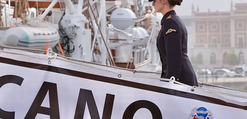 Princesa de Asturias a bordo del Juan Sebastián Elcano: un crucero de formación lleno de historia y emociones