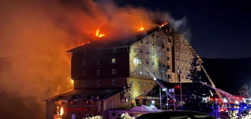 Incendio devastador en un hotel de Kartalkaya: tragedia en las montañas turcas