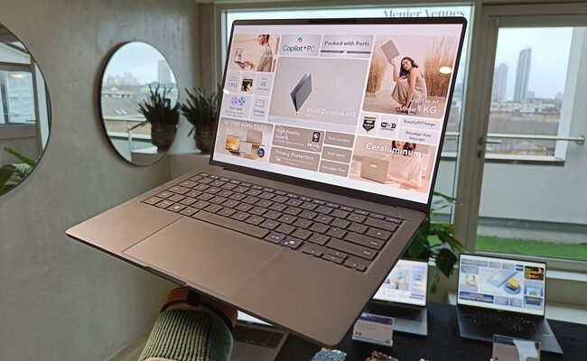 El nuevo Asus Zenbook A14: un competidor directo para el MacBook Air en la era de la inteligencia artificial