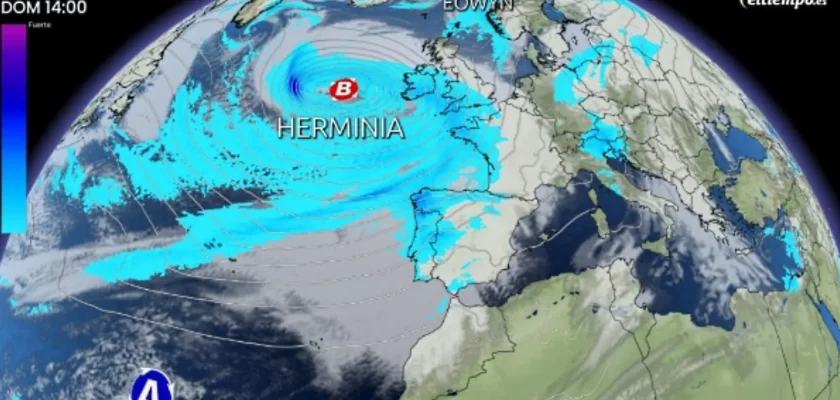 La impactante llegada de la borrasca herminia: un fin de semana de tormentas y vientos huracanados en España