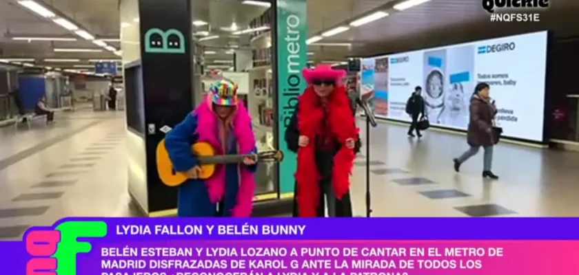 La revolución del espectáculo en el metro: de Bad Bunny a Belén Esteban y Lydia Lozano