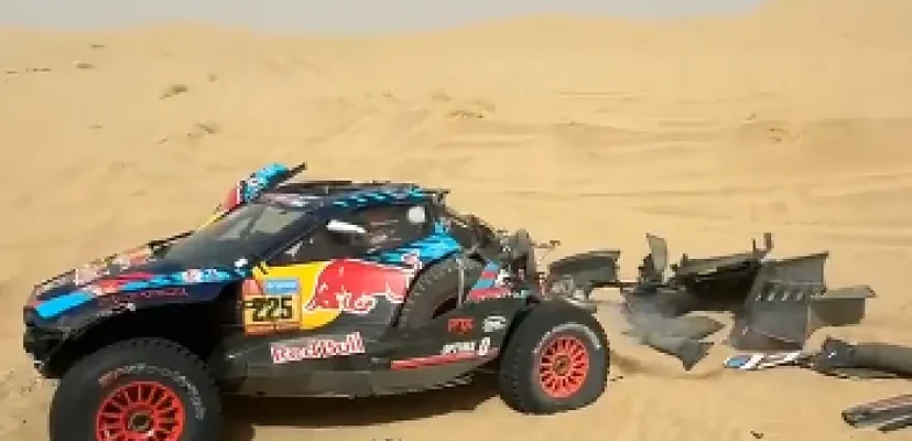 Carlos Sainz enfrenta un revés inesperado en el Rally Dakar 2023: ¿cómo surgen las adversidades en el automovilismo?