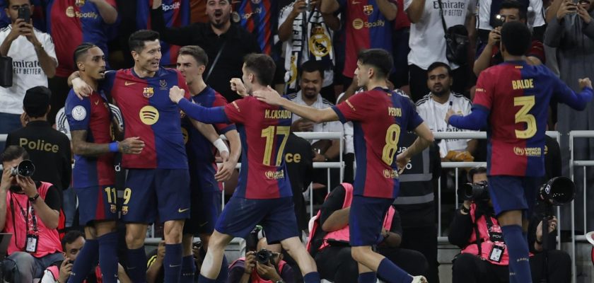 El Barça conquista la Supercopa de España: triunfo resonante sobre el Real Madrid