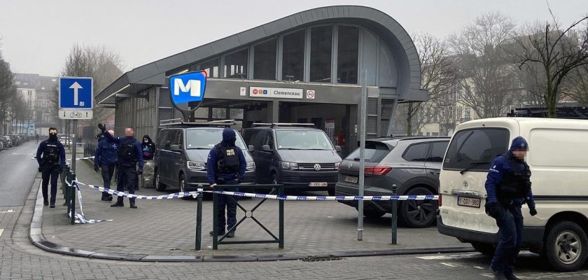 Disparos en el metro de Bruselas: temor y caos en hora punta de transporte