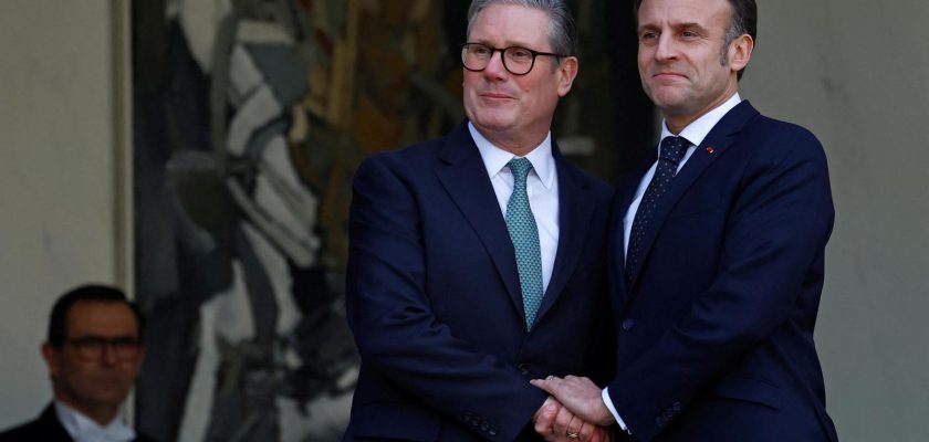 Keir Starmer y Emmanuel Macron: el plan europeo para la paz en Ucrania