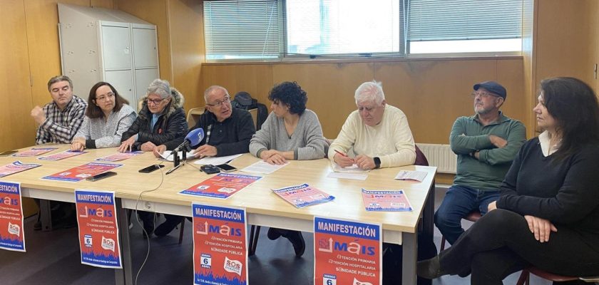 Protesta en Santiago: la sanidad pública gallega en el punto de mira